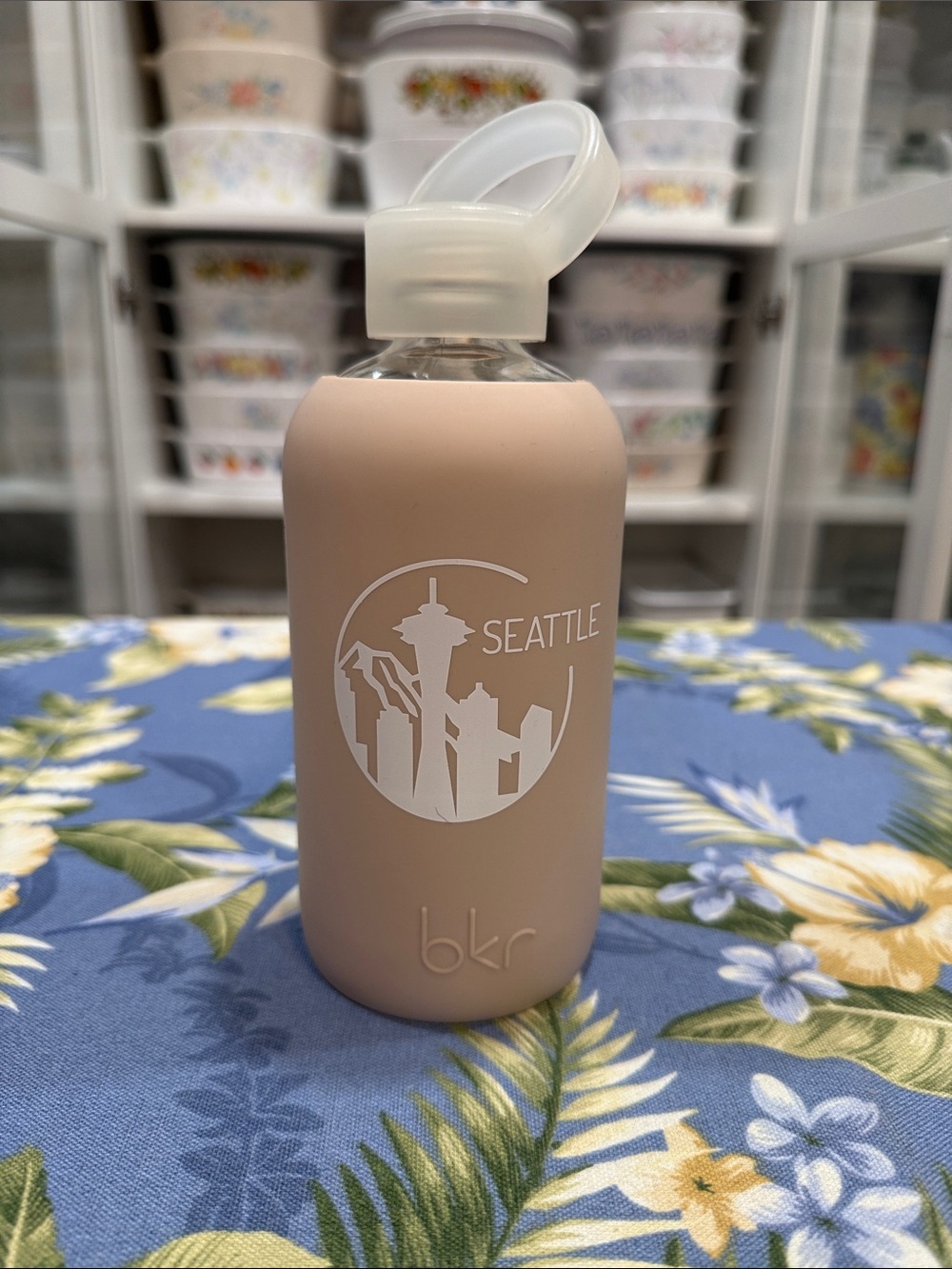 bkr Seattle Logo Glass Bottle
